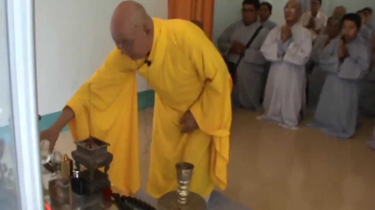 Lễ Quán Đảnh cho hành giả Mật Tông - chùa Long Phước - Lấp Vò Đồng Tháp